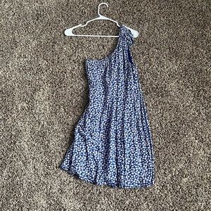 Floral one shoulder dress